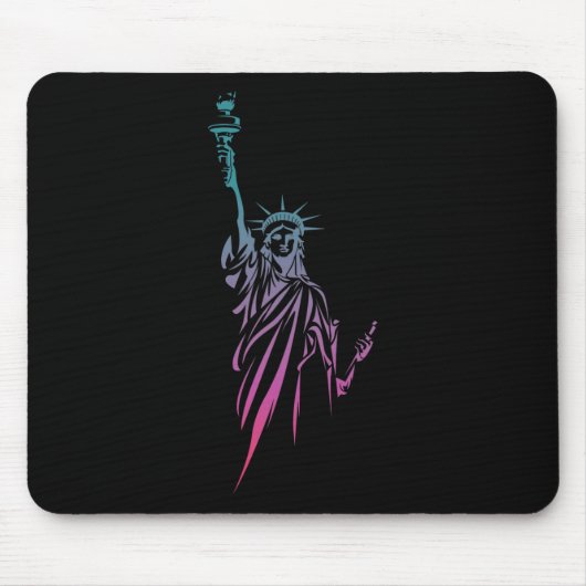 4. Juli Freiheitsstatue Mousepad (Vorne)