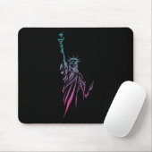 4. Juli Freiheitsstatue Mousepad (Mit Mouse)