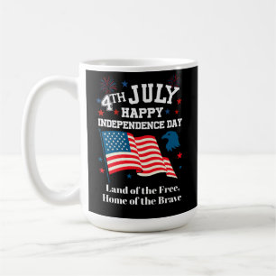 4. Juli Frohen Unabhängigkeitstag, Land des Feuers Kaffeetasse