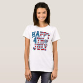 4. Juli für Frauen T-Shirt (Vorne ganz)