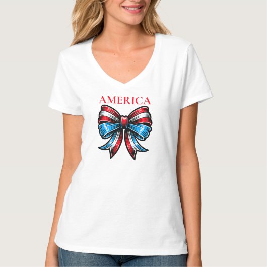 4. Juli für Frauen T-Shirt (Vorderseite)