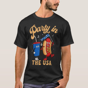 4. Juli für Hotdog-Party in den USA 4 T-Shirt