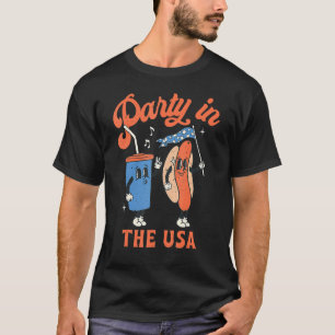 4. Juli für Hotdog-Party in den USA T-Shirt