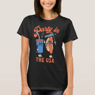 4. Juli für Hotdog-Party in den USA T-Shirt