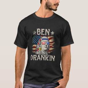 4. Juli für Männer Ben Drankin Benjamin Franklin T-Shirt