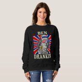 4. Juli für Männer Ben Drankin Sweatshirt (Vorne ganz)