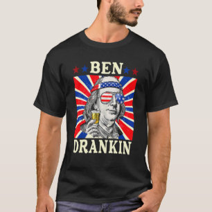 4. Juli für Männer Ben Drankin T-Shirt