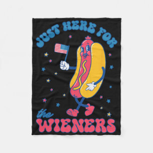 4. Juli für Männer, die hier für den Weiner Fleecedecke