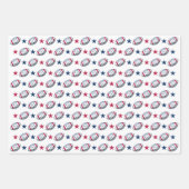 4. Juli Fußball Geschenkpapier Set (Vorderseite 2)