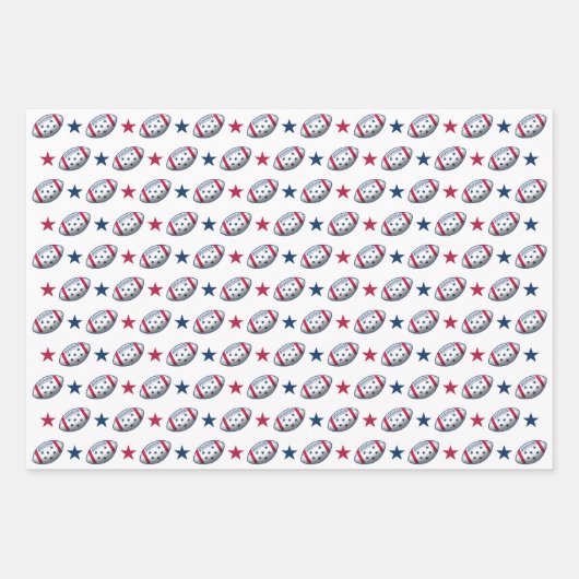 4. Juli Fußball Geschenkpapier Set (Vorderseite 2)