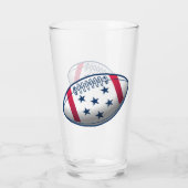 4. Juli Fußball Glas (Rückseite)