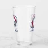 4. Juli Fußball Glas (Rechts)