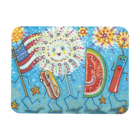 4. JULI GANG & FIREWORKS MAGNET Urlaub (Horizontal)