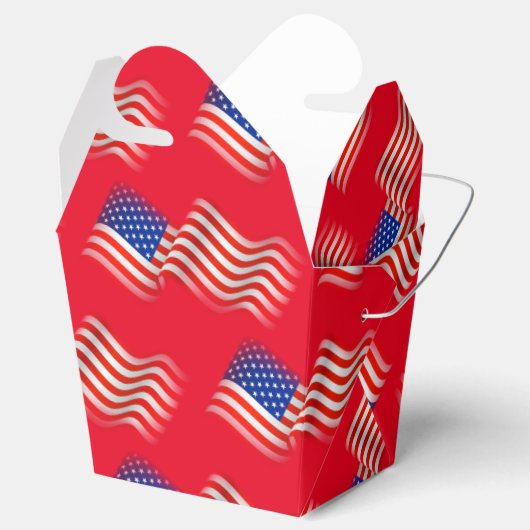 4. Juli Gastgeschenk Geschenkschachtel (Geöffnet)