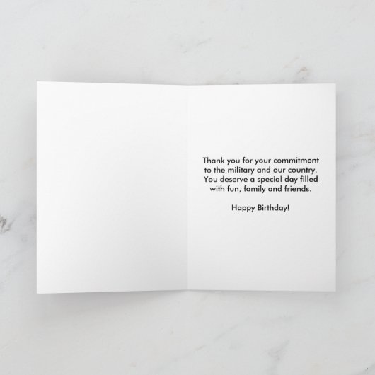 4. Juli Geburtskarte Karte (Innenseite)