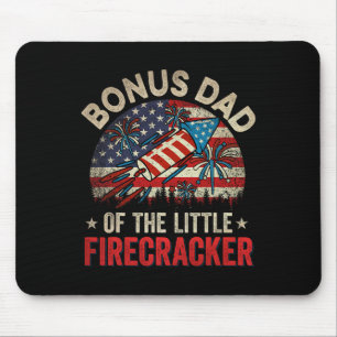 4. Juli Geburtstag Bonus Vater der kleinen Feuerwe Mousepad