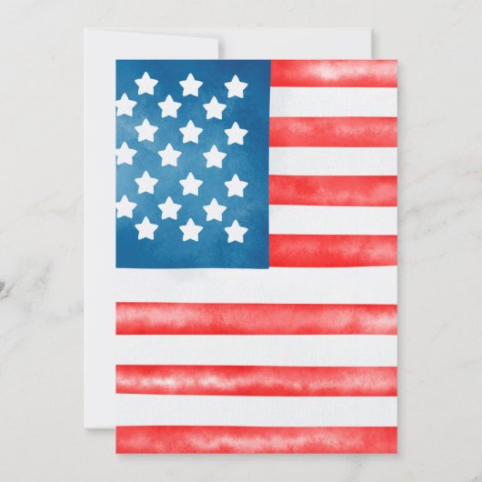 4. Juli Geburtstag Einladung (Rückseite)