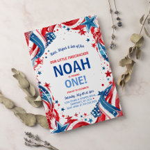 4. Juli Geburtstag Einladung Amerikanische Unabhän