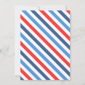 4. Juli Geburtstag Einladung, redaktionell 'Merica Einladung (Rückseite)