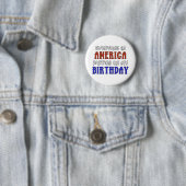 4. Juli Geburtstag Funny Button (Beispiel)