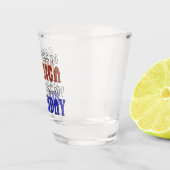 4. Juli Geburtstag Funny Schnapsglas (Rechts)