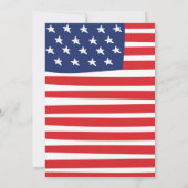 4. Juli Geburtstag Herr 1-derful 1. Geburtstag Einladung (Rückseite)