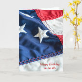 4. Juli Geburtstag Karte (Gelbe Blume)