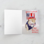 4. Juli Geburtstag Karte (Innenseite)