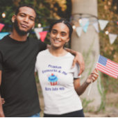 4. Juli Geburtstag T - Shirt