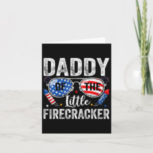 4. Juli Geburtstag Vater Papa von der kleinen Feue Karte