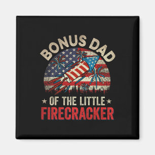 4. Juli Geburtstagsbonus Papa des kleinen Feuerwer Magnet