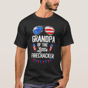 4. Juli Geburtstagsgrandpa des kleinen Firecers T-Shirt