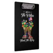 4. Juli Gedenktag Veteran Ehre Klemmbrett (Rechts)