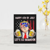 4. Juli gehen wir Beer Brandon Trump Beer Ameri Karte (Gelbe Blume)