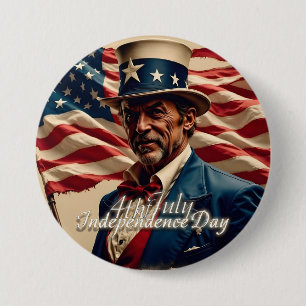 4. Juli – Geist der Unabhängigkeit Button