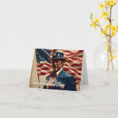 4. Juli - Geist der Unabhängigkeit Karte (Gelbe Blume)