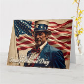 4. Juli - Geist der Unabhängigkeit Karte (Gelbe Blume)