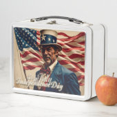 4. Juli - Geist der Unabhängigkeit Metall Brotdose (Beispiel)