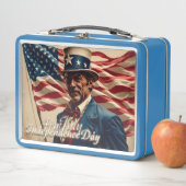 4. Juli - Geist der Unabhängigkeit Metall Brotdose (Beispiel)