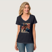 4. Juli - Geist der Unabhängigkeit T-Shirt (Vorderseite Vollansicht)
