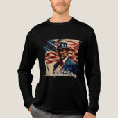 4. Juli - Geist der Unabhängigkeit Tri-Blend Shirt (Vorderseite)