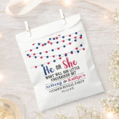 4. Juli Gender-Party Geschenktütchen (Ausgeschnitten)
