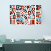 4. Juli Generatives Muster Banner (Messeveranstaltung)