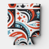 4. Juli Generatives Muster Dosenkühler (Vorderseite)