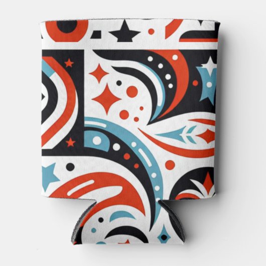 4. Juli Generatives Muster Dosenkühler (Vorderseite)