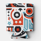 4. Juli Generatives Muster Dosenkühler (Rückseite)