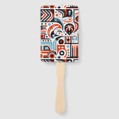 4. Juli Generatives Muster Fächer (Vorderseite)