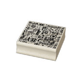 4. Juli Generatives Muster Gummistempel (Stempel)