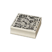 4. Juli Generatives Muster Gummistempel (Stempel)