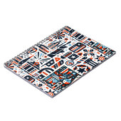 4. Juli Generatives Muster Notizblock (Linke Seite)